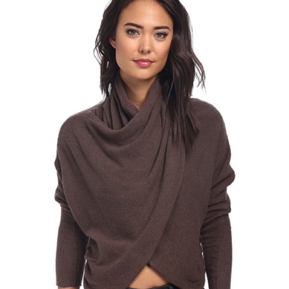 Free People criss cross front sweater